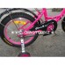 Велосипед детский PROF1 14Д. G1424 Butterfly (малиново-черный)